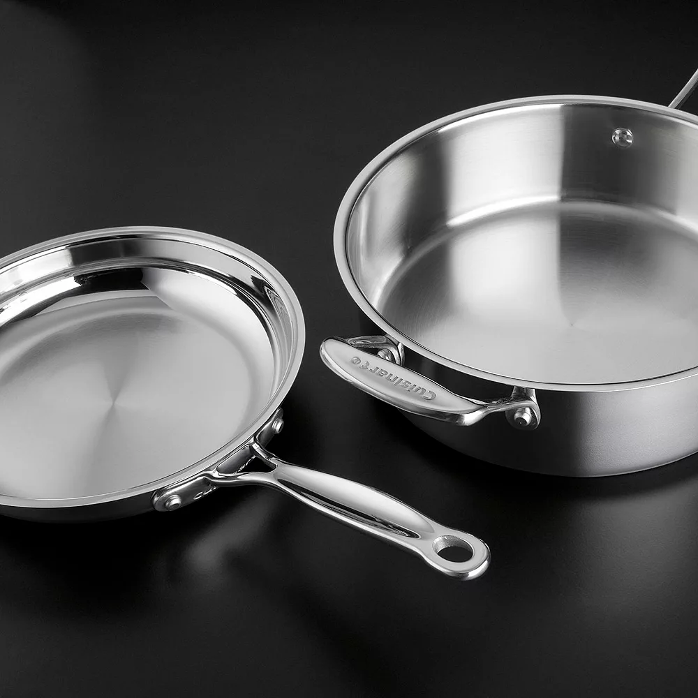Cuisinart Chef's Classic 11-pc. Stainless Steel Cookware Set 4 Cuisinart Chef's Classic 11-pc. Stainless Steel Cookware Set - Image 2
